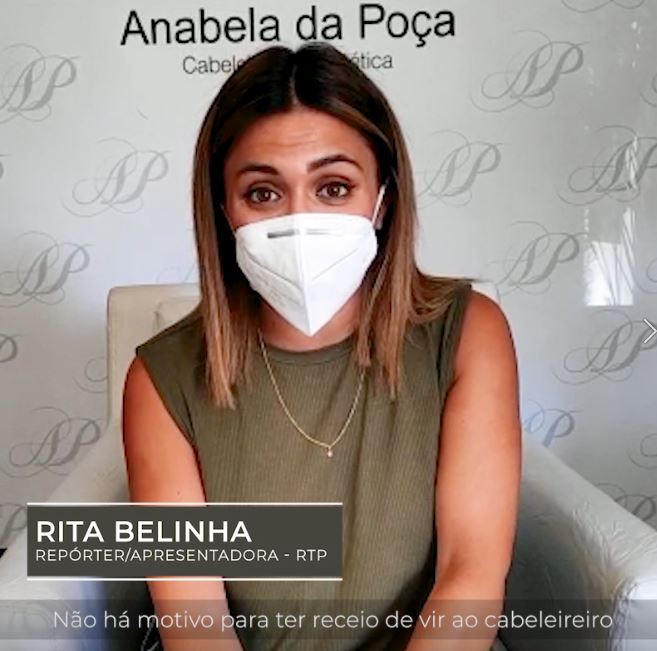 Rita Belinha no Espaço Anabela da Poça Cabeleireiros
